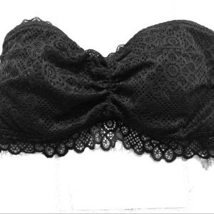 Gilly Hicks Black Lace Bandeau